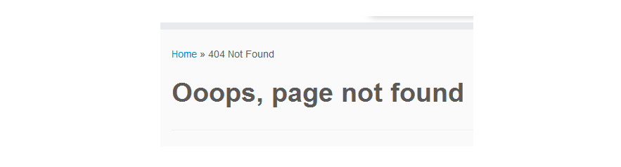 Oops - broken link!