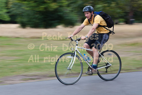 Panning Photography - Cyclists in Hyde Park Capturing Motion While Keeping the Subject Sharp