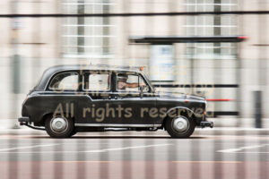 Panning Photography - A Black Cab London Taxi in Motion Panning Photography - A Black Cab London Taxi in Motion