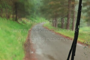 Raindrops on my windscreen