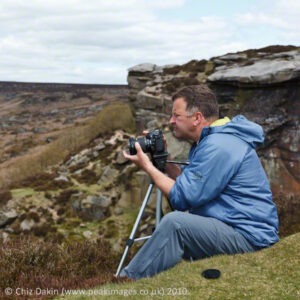 Photographer on a Photography Workshop run by Peak Images in Derbyshire/Peak District
